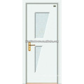 PORTE MDF PVC avec porte de salle de bain en verre